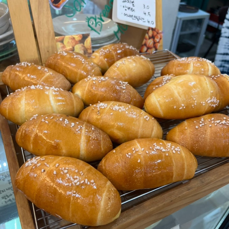  [쌍촌동 무아베이크샵] 오동통한 소금빵, 에그타르트가 맛있는 디저트 카페 추천, 메뉴