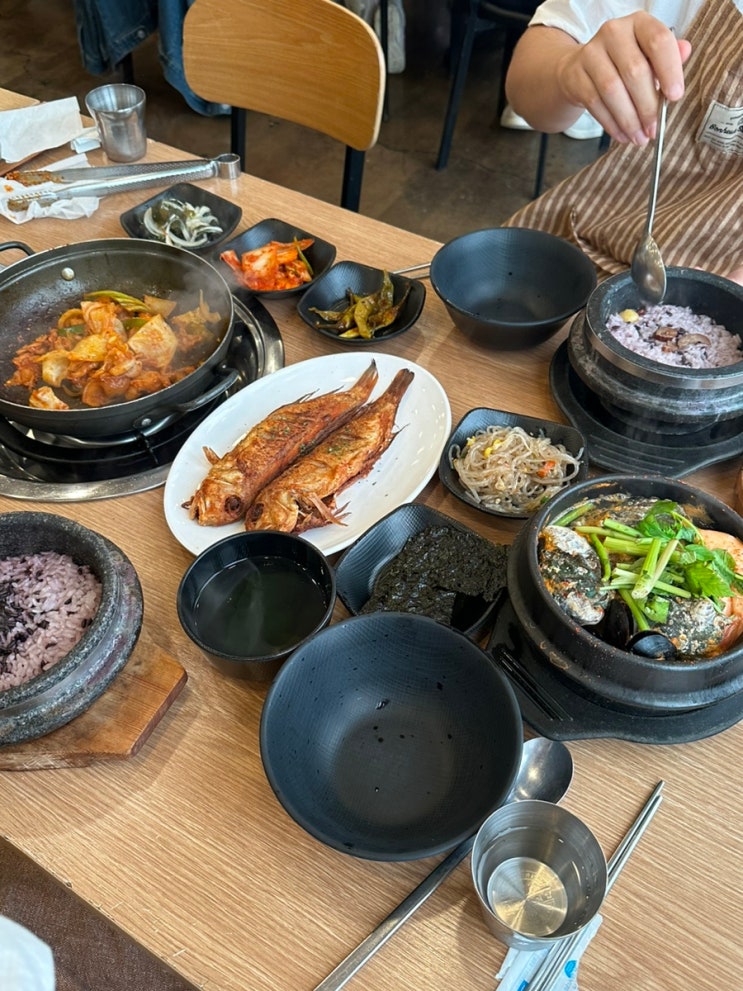  서귀포 해물뚝배기 옥돔구이 내돈내산 찐맛집 - 제주 중문정