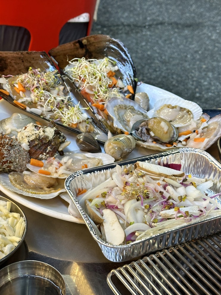  부산/해운대ㅣ청사포 횟집촌 야장 가능한 조개구이 맛집 '해림이네'