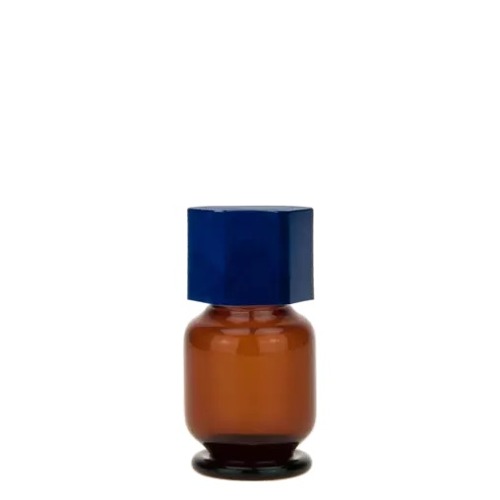  [유리초자] 9 ml 장기 보관 엠버 샘플 바이알 & 스크류 캡 9 ml Long-term Amber Storage Vial & Cap