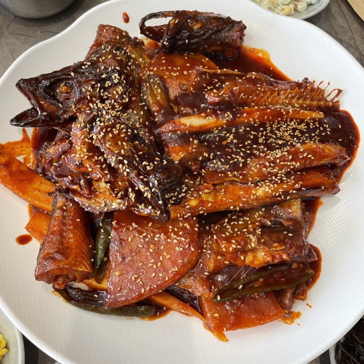  부산 다대포 낫개맛집 '용덕장코다리'