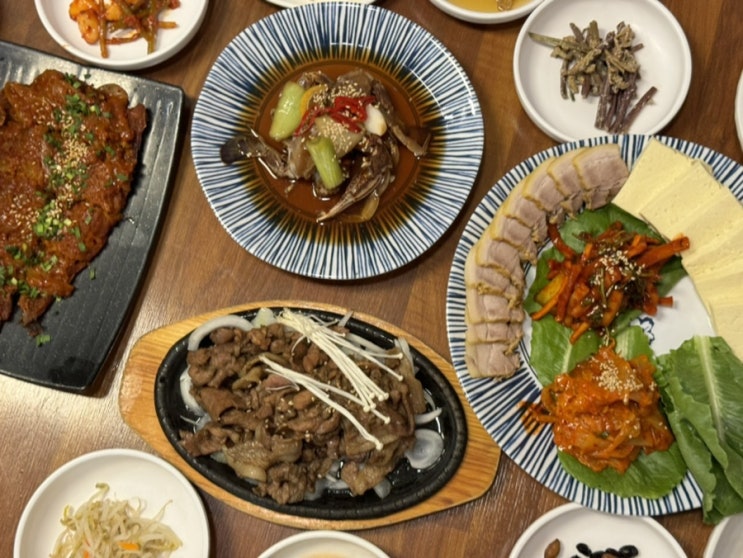  하우고개맛집 대야동 콩이랑 두부랑 한정식