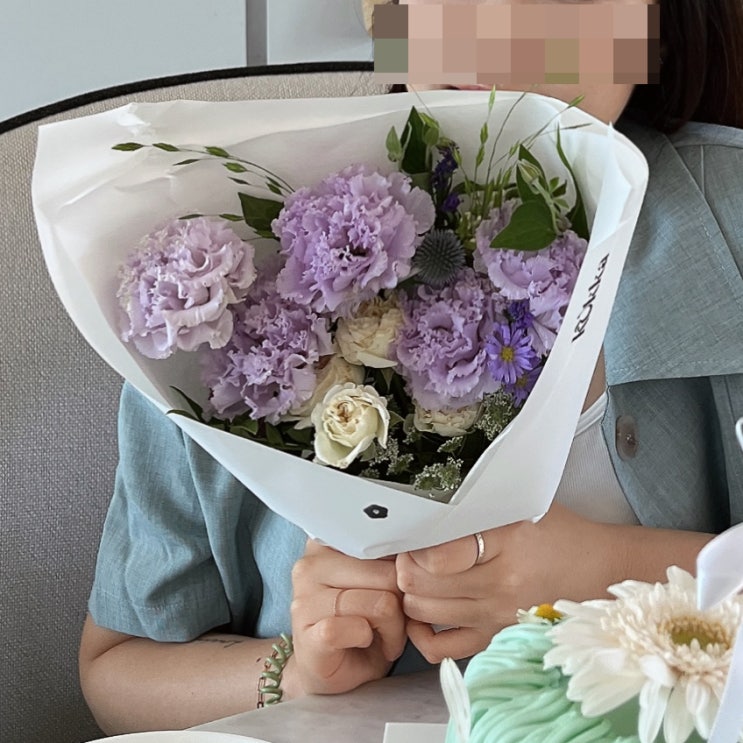  꾸까 KUKKA KT 멤버십 10% 할인 쿠폰 꽃배달 후기 (꽃다발 S사이즈)