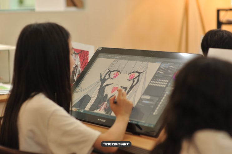  부산 온천동 초등 디지털 드로잉 전문 온샘 더함미술학원