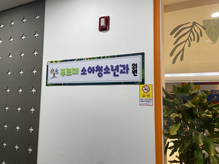  일요일 진료하는 명지 소아과 푸르미소아청소년과의원