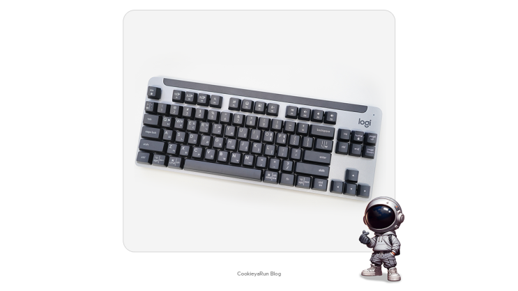  로지텍 K855 무선 기계식 키보드 리뷰