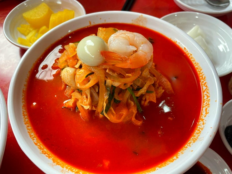  속초 고속버스터미널맛집 뽕마루 내돈내산 얼큰한 짬뽕 대추천