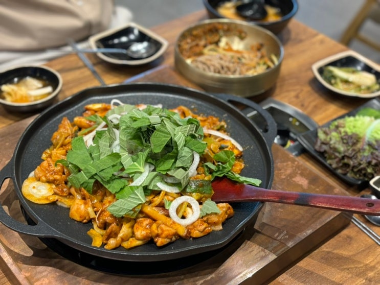  기흥 롯데프리미엄아울렛 식당 ‘춘천 통나무집닭갈비’ 기흥호수 맛집