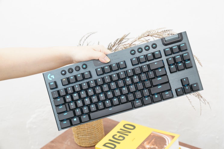 로지텍G913 TKL 클릭키, 텐키리스 게이밍 키보드 살펴보기!