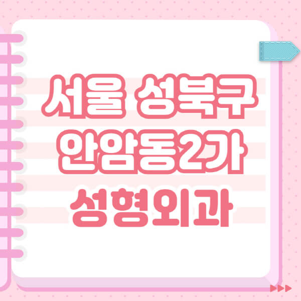  서울 성북구 안암동2가 성형외과, 잘하는 곳과 블랙리스트