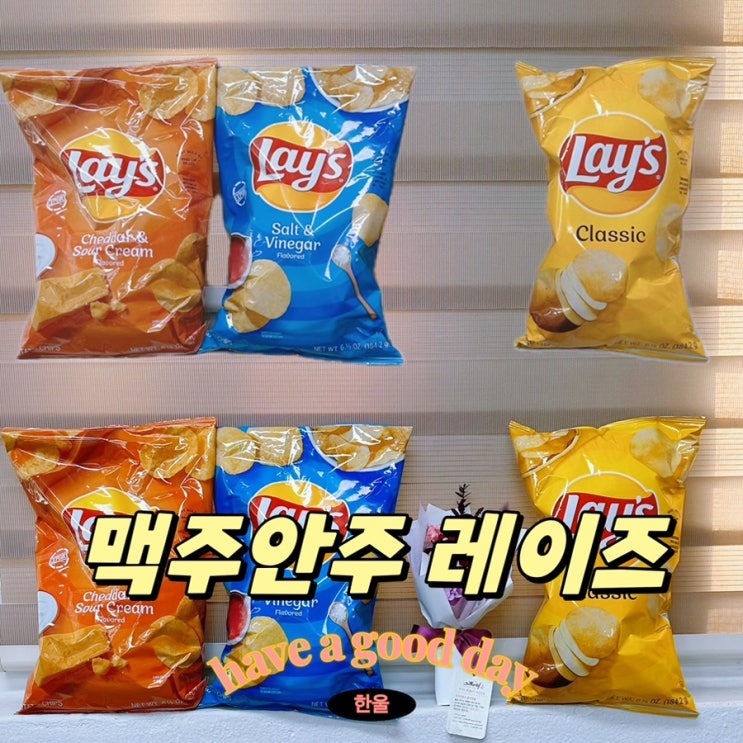  맥주안주로 딱! 레이즈 감자칩 추천