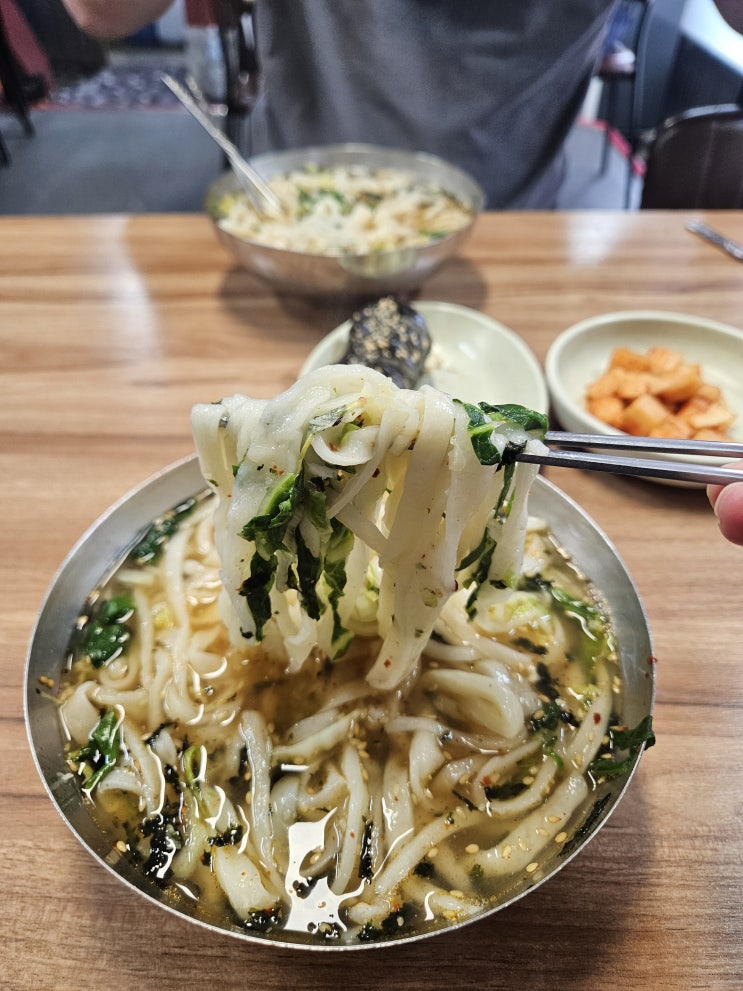  거제시장 칼국수 소문난 시장칼국수 추천!