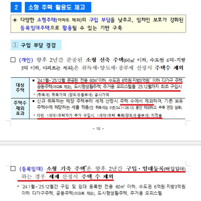  도시형생활주택 주택수 포함 여부