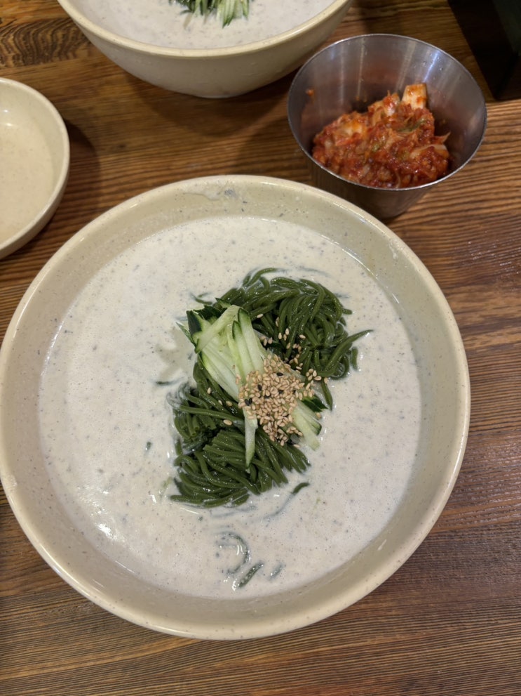  명동 맛집 명동교자 서리태콩국수 후기