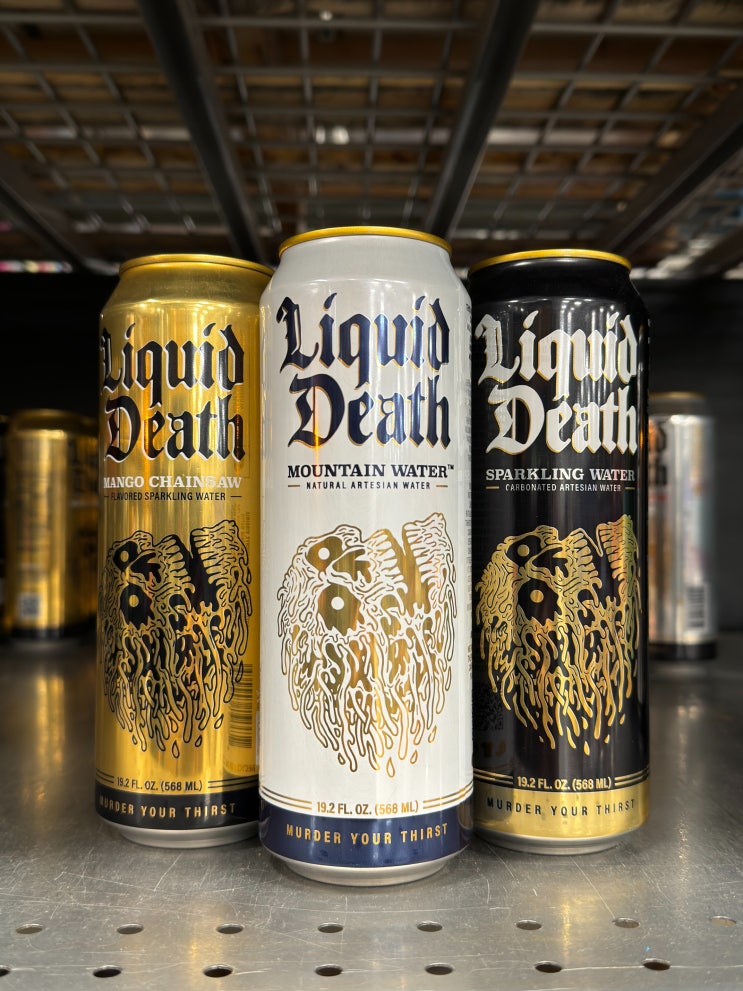  리퀴드 데스(Liquid Death); 술이 아니라고!?