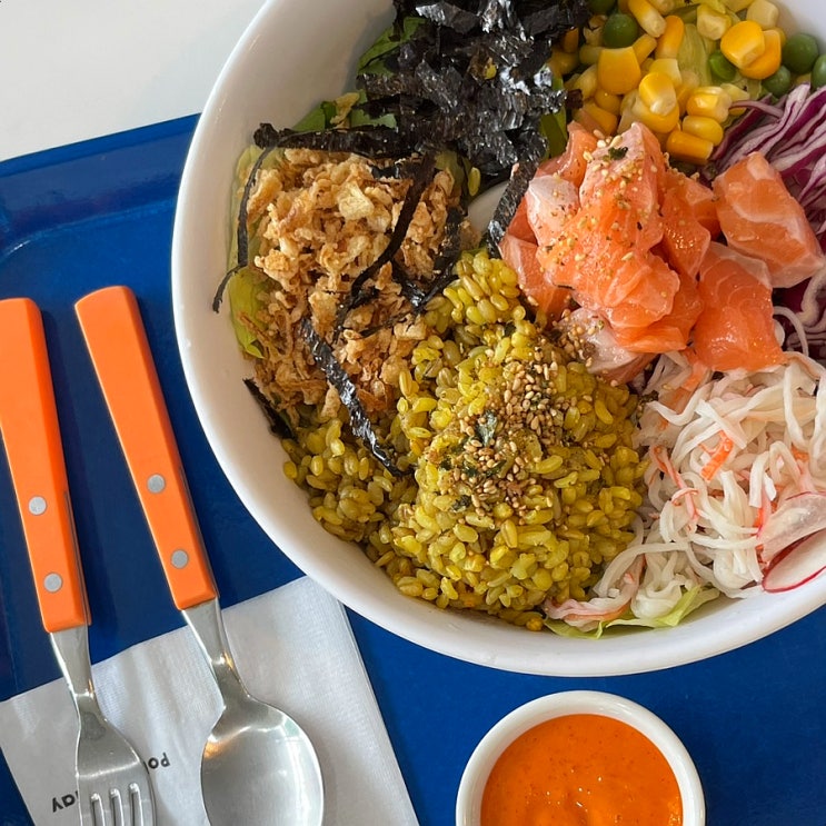  일산맛집 일산샐러드 포케올데이 라페스타