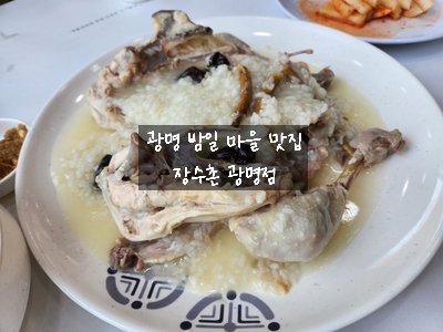  [경기도 광명 맛집] 밤일 마을 장수촌 광명점 - 오랜만에 재방문해서 닭 누룽지 백숙으로 몸보신하고 온 이야기