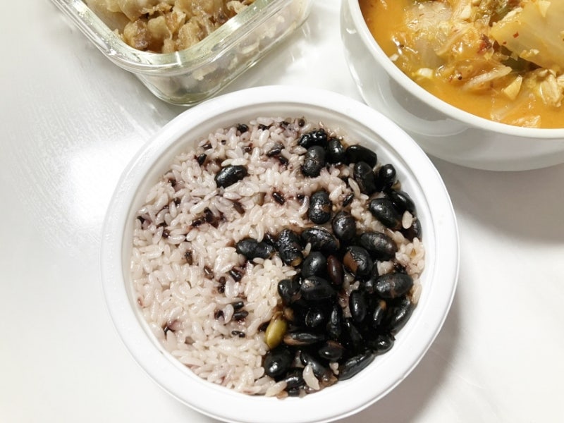 햇반 서리태흑미밥 구수하고 맛있는 햇반신제품