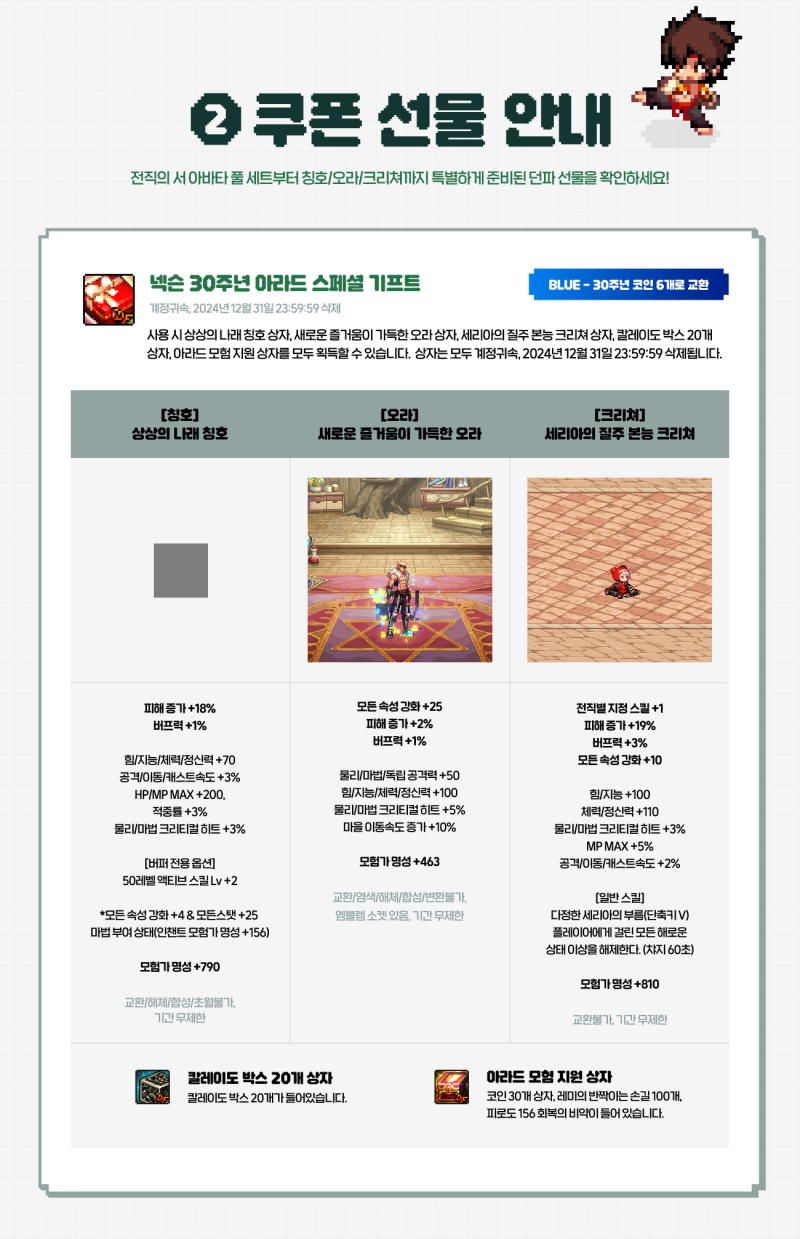 D)〈넥슨 30주년 - 던파의 즐거움이 이어지도록!〉(2024. 6. 1.~2024. 6. 30.) : 네이버 블로그