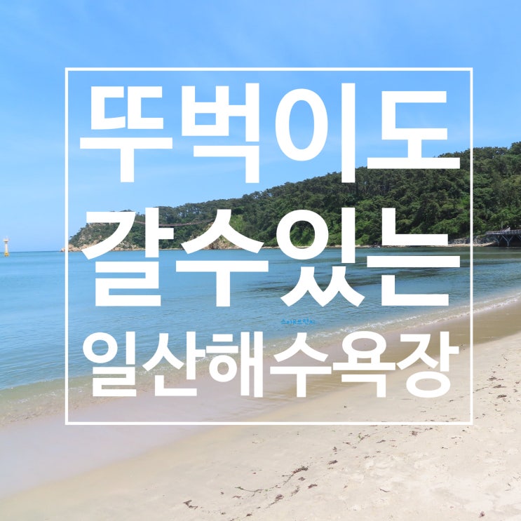  일산해수욕장 개장 울산 관광명소 추천(feat.뚜벅이도 갈 수 있는 바다)