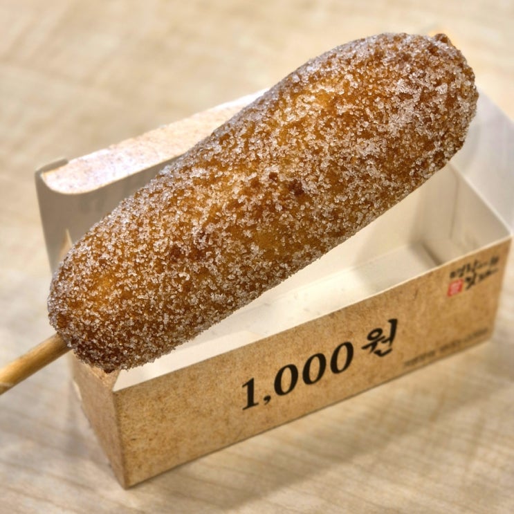  명랑핫도그 1000원 솔직 후기 기대이하였던 신메뉴 의성마늘