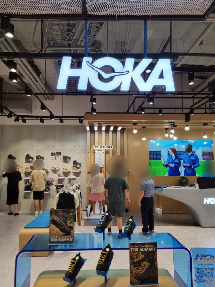  호카 신세계백화점 강남점 3D 풋 스캐너 측정 후기