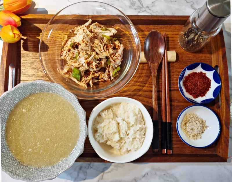 차승원 닭곰탕 이북식으로 진한 닭국물 요리