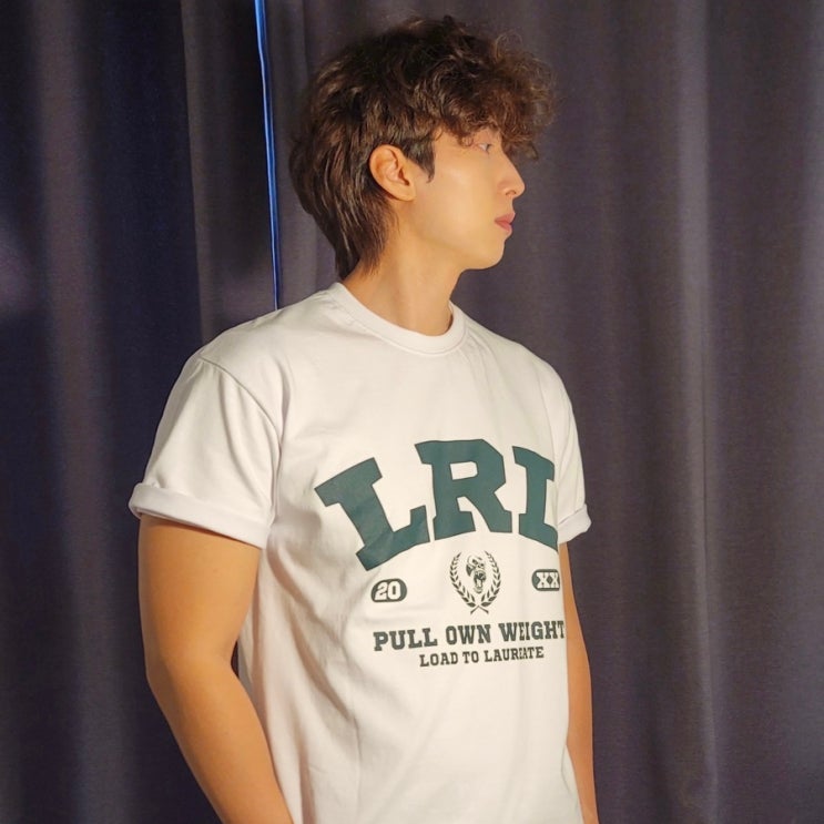  남자오버핏반팔 로렐 LRL 티셔츠 색감과 핏 좋은 그린 리뷰