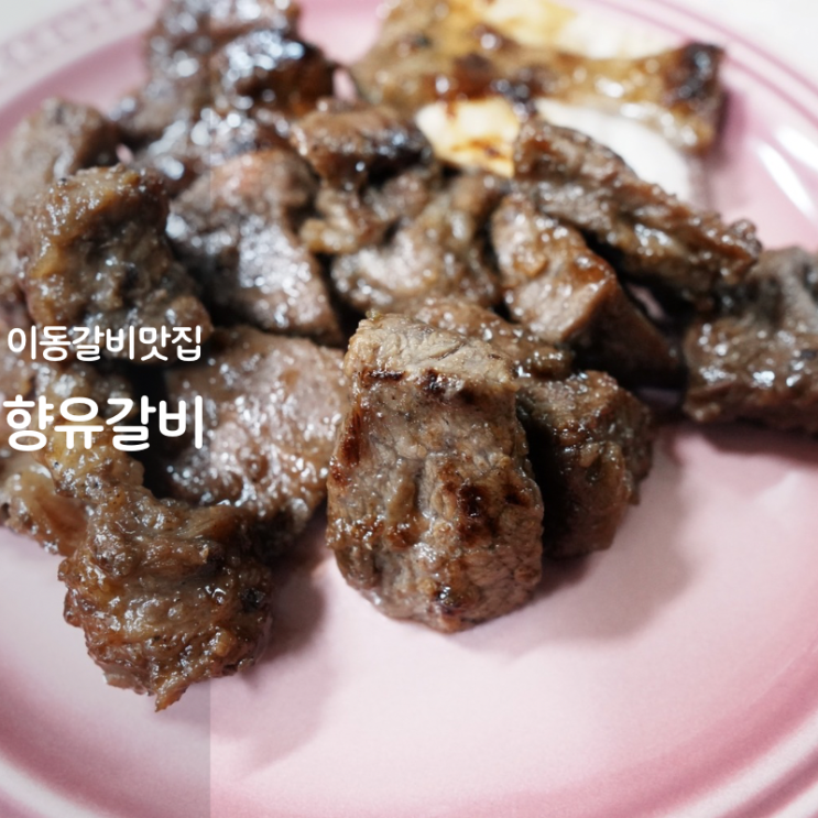  포천 이동 소갈비 맛집 향유갈비 소갈비 양념 캠핑 밀키트