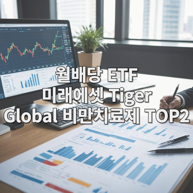  월배당 미래에셋 Tiger 글로벌비만치료제 Top2 Plus 투자 진행 후기
