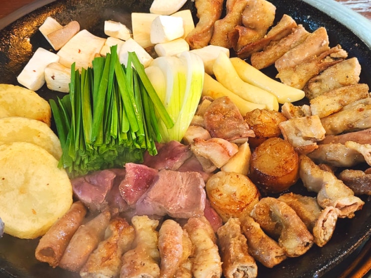  계산역 근처 맛집 고모네 곱창에서 모듬곱창과 잔치국수 떡볶이 먹은 후기