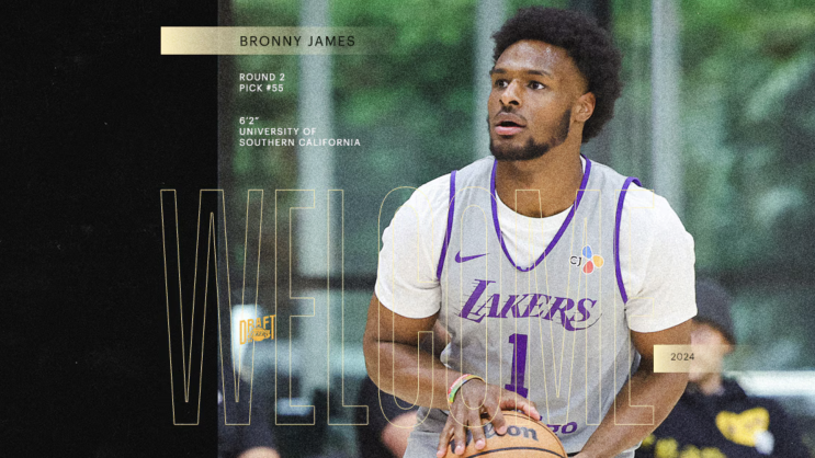 NBA 신인드래프트 최대 이슈 - <b>레이커스</b>, 브로니 <b>제임스</b> 지명