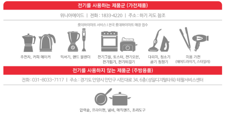 테팔 고객센터 전화해서 AS 신청한 후기