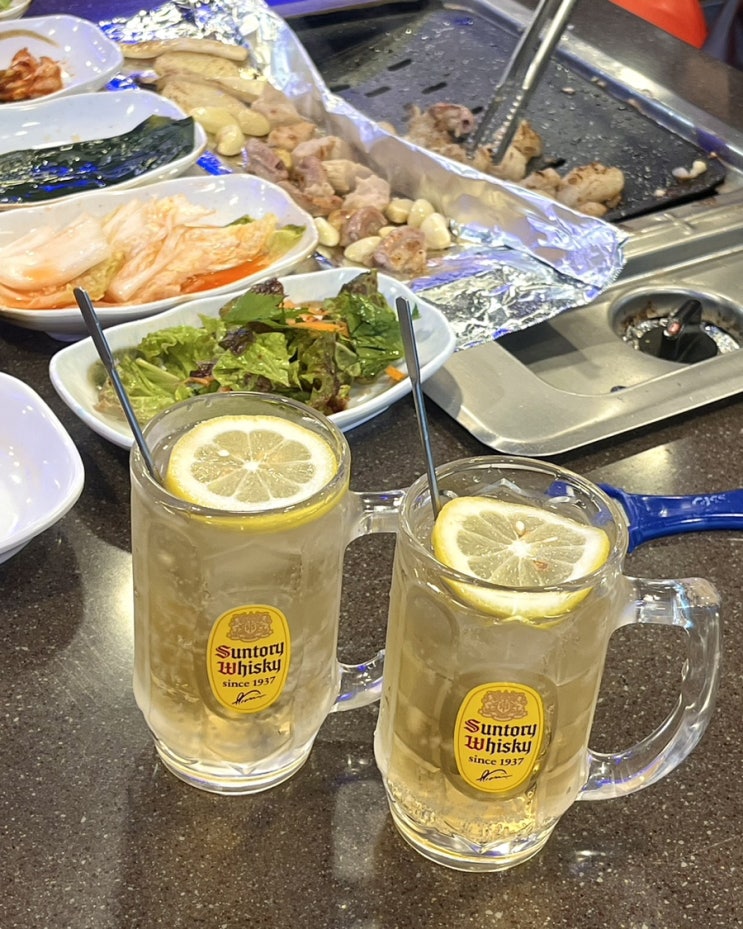  부산 연산동 맛집 양곱창마을 2호점 이모카세 특양모듬 곱창 하이볼 술집