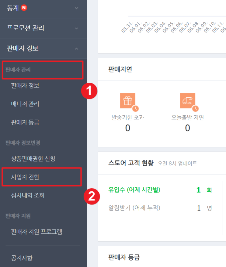  네이버 스마트 스토어 개인 → 사업자 전환 방법
