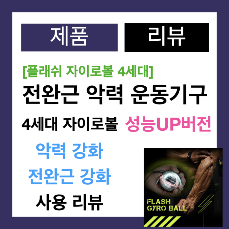 전완근과 악력 강화 운동기구 플래쉬 자이로볼로 재미와 손목 통증 예방의 두 마리 토끼 잡기 : 사용기 전완근과 악력 강화 운동기구 플래쉬 자이로볼로 재미와 손목 통증 예방의 두 마리 토끼 잡기 : 사용기