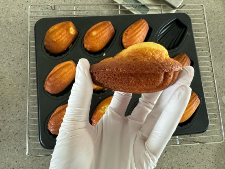  카페퀄리티 그대로 집에서! 생크림 마들렌 레시피