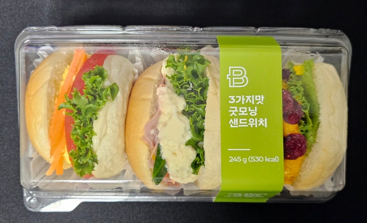 파리바게뜨 3가지맛 굿모닝 샌드위치 후기 파리바게뜨 3가지맛 굿모닝 샌드위치 후기