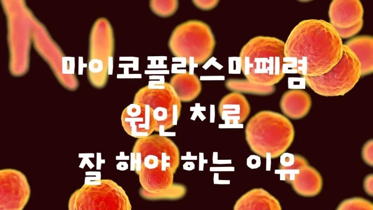  마이코플라스마폐렴 증상 치료 끝까지 잘 해야 하는 이유