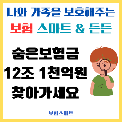 (스마트 보험금) 숨은보험금 12조1천억원 찾아가세요 (ft.내보험찾아줌) 7월부터 집중 우편 안내, 본인 피상속인 생명 손해보험 계약내역 조회, 중도 만기 휴면보험금, 금융위원회