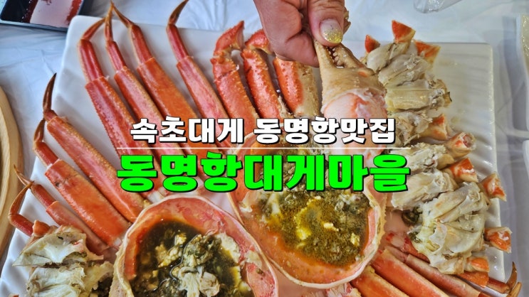 강원도 속초 동명항맛집 · 속초대게 동명항대게마을 영금정 부근 속초대게찜 추천 강원도 속초 동명항맛집 · 속초대게 동명항대게마을 영금정 부근 속초대게찜 추천