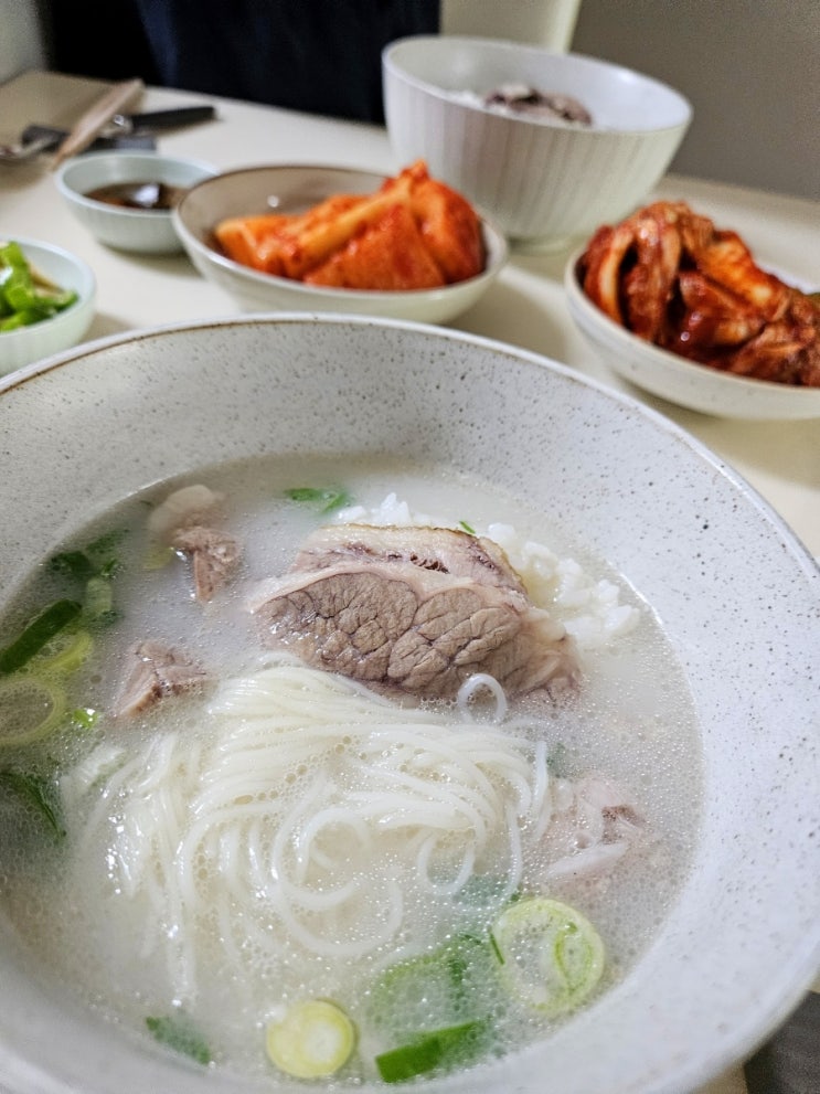  포천 아침식사 맛집 금강산가마솥곰탕 포장후기 포천 곰탕 맛집