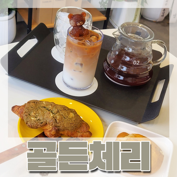  [하단] 곰돌이 라떼 맛집 '골든체리' - 힙한 디저트 카페