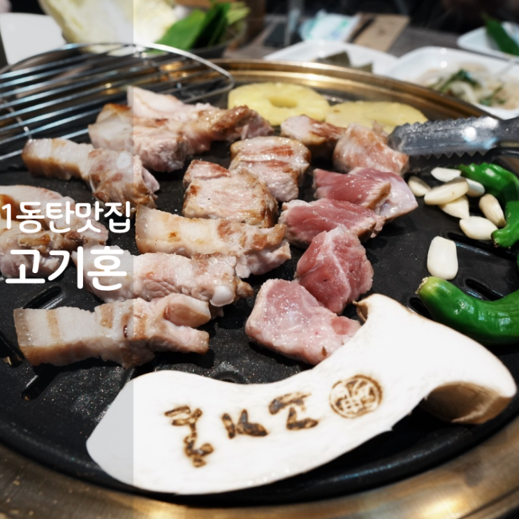  1동탄 맛집 센트럴파크 고기집 고기혼 삼겹살 구이