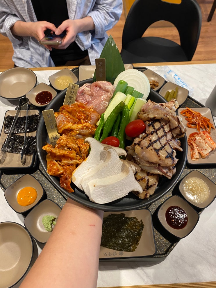  전주 신시가지 팔각도 장마철에는 신시가지 고기 앞으로 닭구이 닭특수부위 유튜버 히팝추천맛집