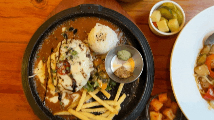  대구 중구 남산동 반월당 숨은 맛집 맛있는 함박스테이크 ‘뉴욕식당’