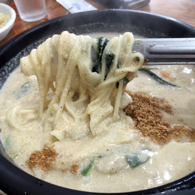  소래포구 칼국수 맛집 참소래칼국수 바지락 들깨 파전 존맛탱