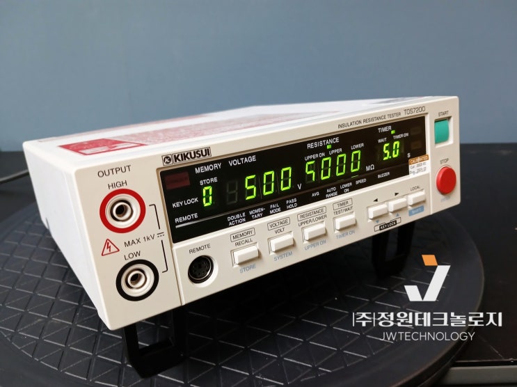  TOS7200 키쿠수이 절연저항계 Insulation Resistance Tester 렌탈 및 판매-정원테크놀로지