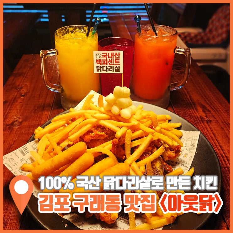  김포 구래동 맛집 야들야들한 아웃닭