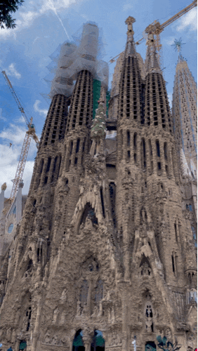   Barcelona, Spain ‘사그라다파밀리아’ Sagrada Famillia (1) 공홈 예약, 성당외부-탄생의 파사드, 수난의 파사드
